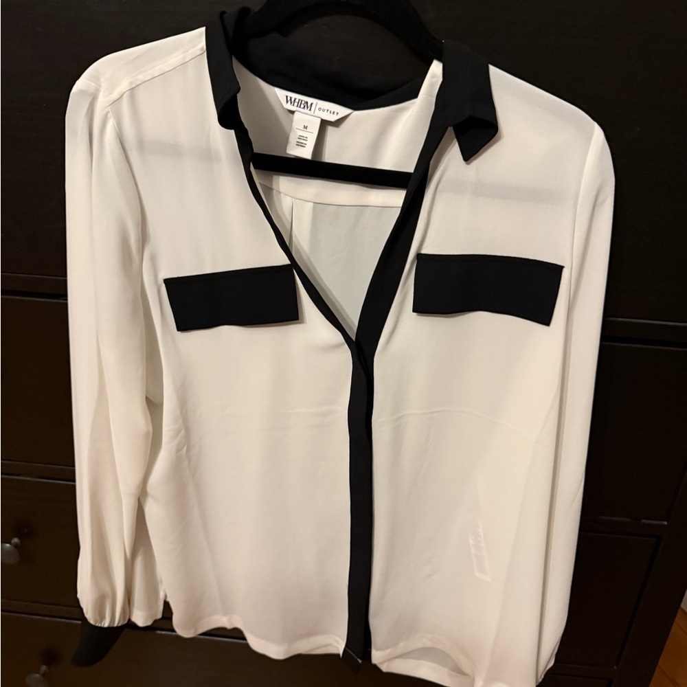 White House Black Market Button Up Blouse